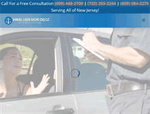 Tablet Screenshot of nj-traffic-ticket.com